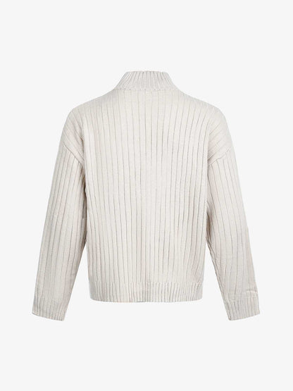 Stylish Graphic Zip-Up Sweater for Casual Wear 