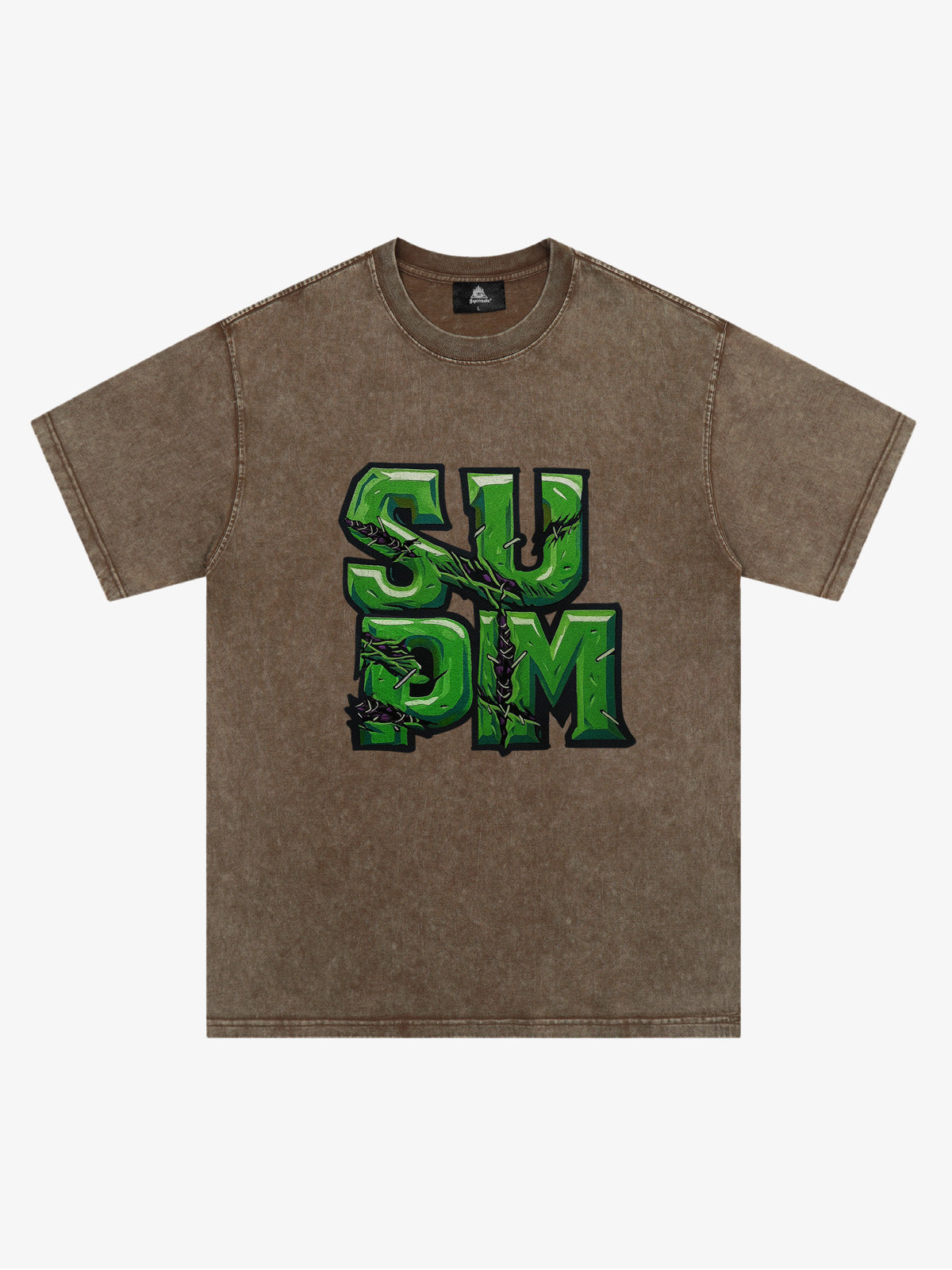 Supermade Street Green Thorn Font T-Shirt 