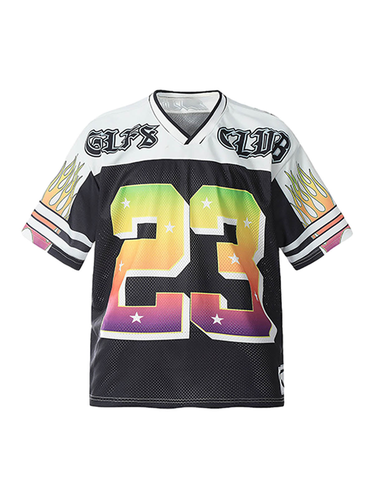 Gothic Style Embroidered Jersey T-Shirt 
