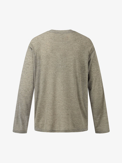Hand-Drawn Pony Graphic Long Sleeve Tee