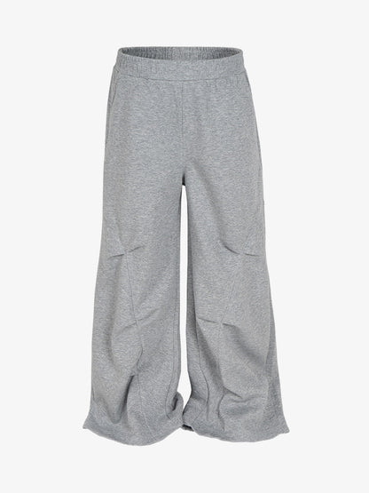 Pleated Crease Wide-leg Mopping Casual Pants 