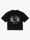 Embroidered Guardian Crop Tee