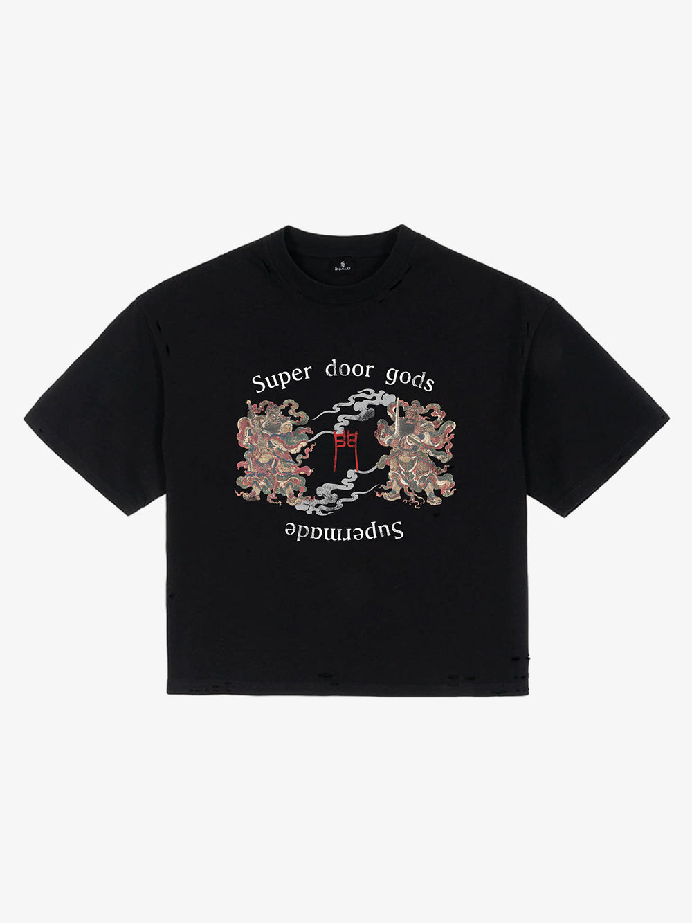 Embroidered Guardian Crop Tee
