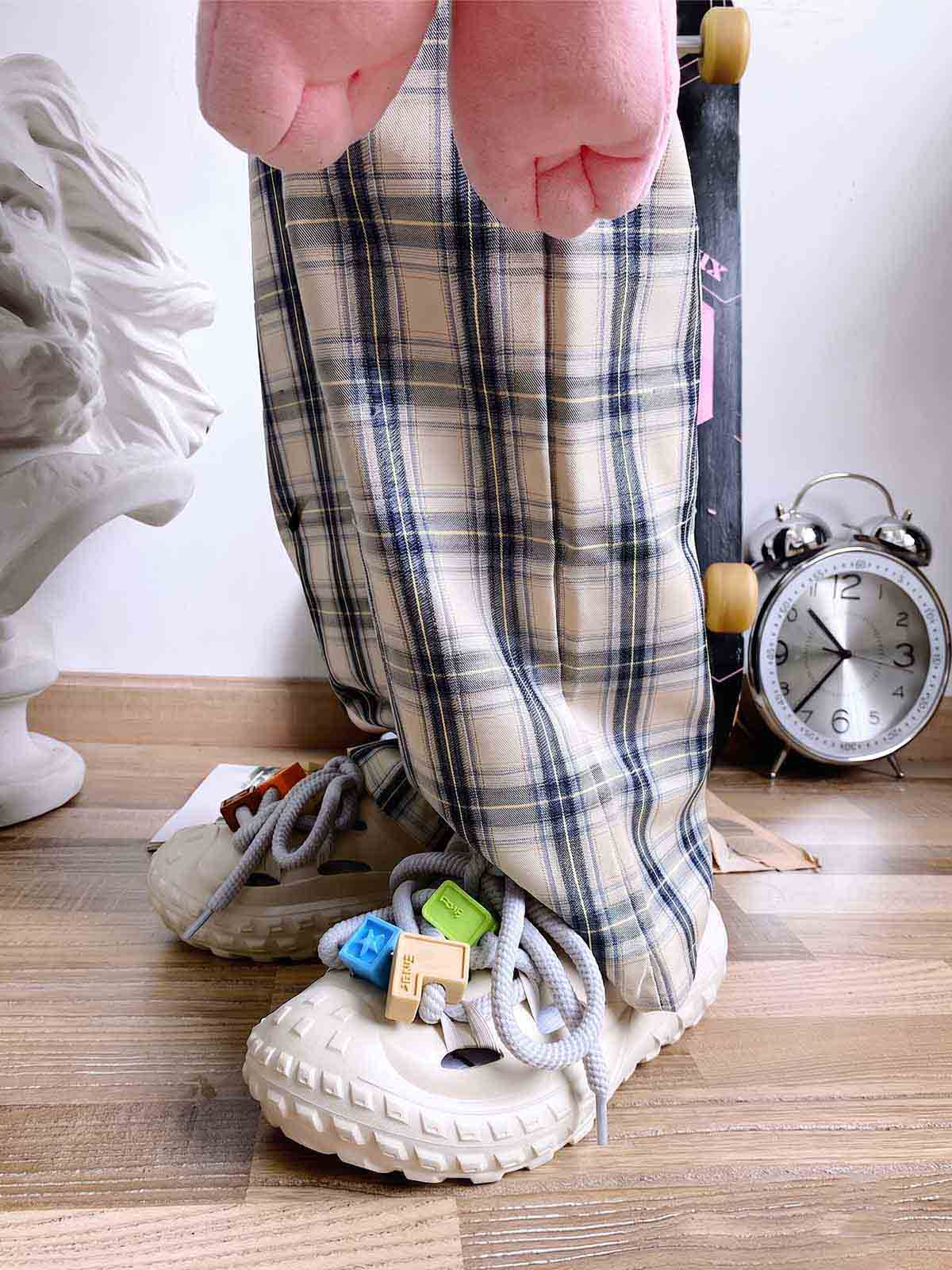Lace-Up Non-Slip Clogs