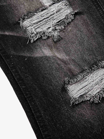 Distressed Flared Jeans