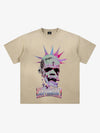 Gradient Skull Graphic Tee