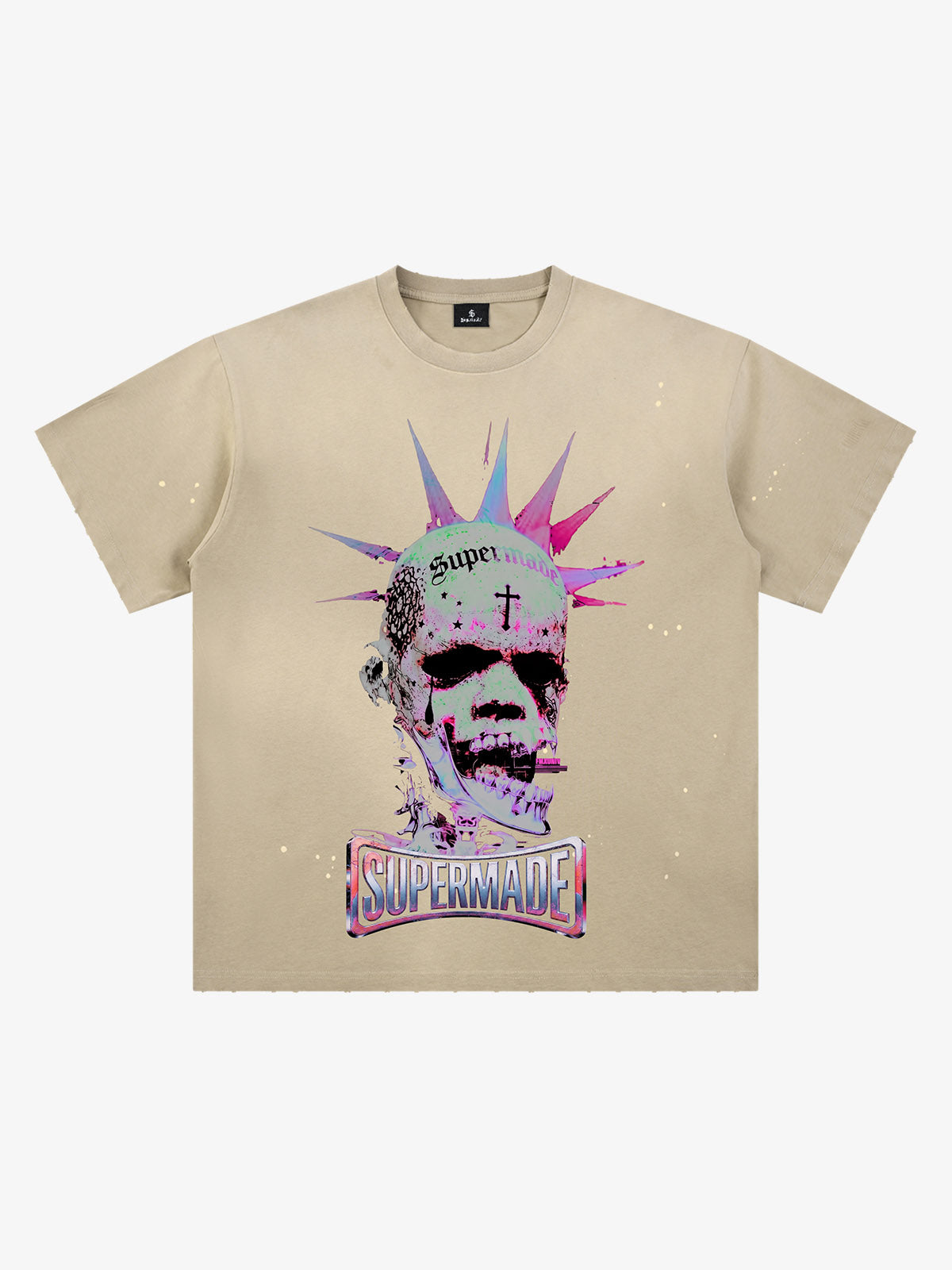 Gradient Skull Graphic Tee