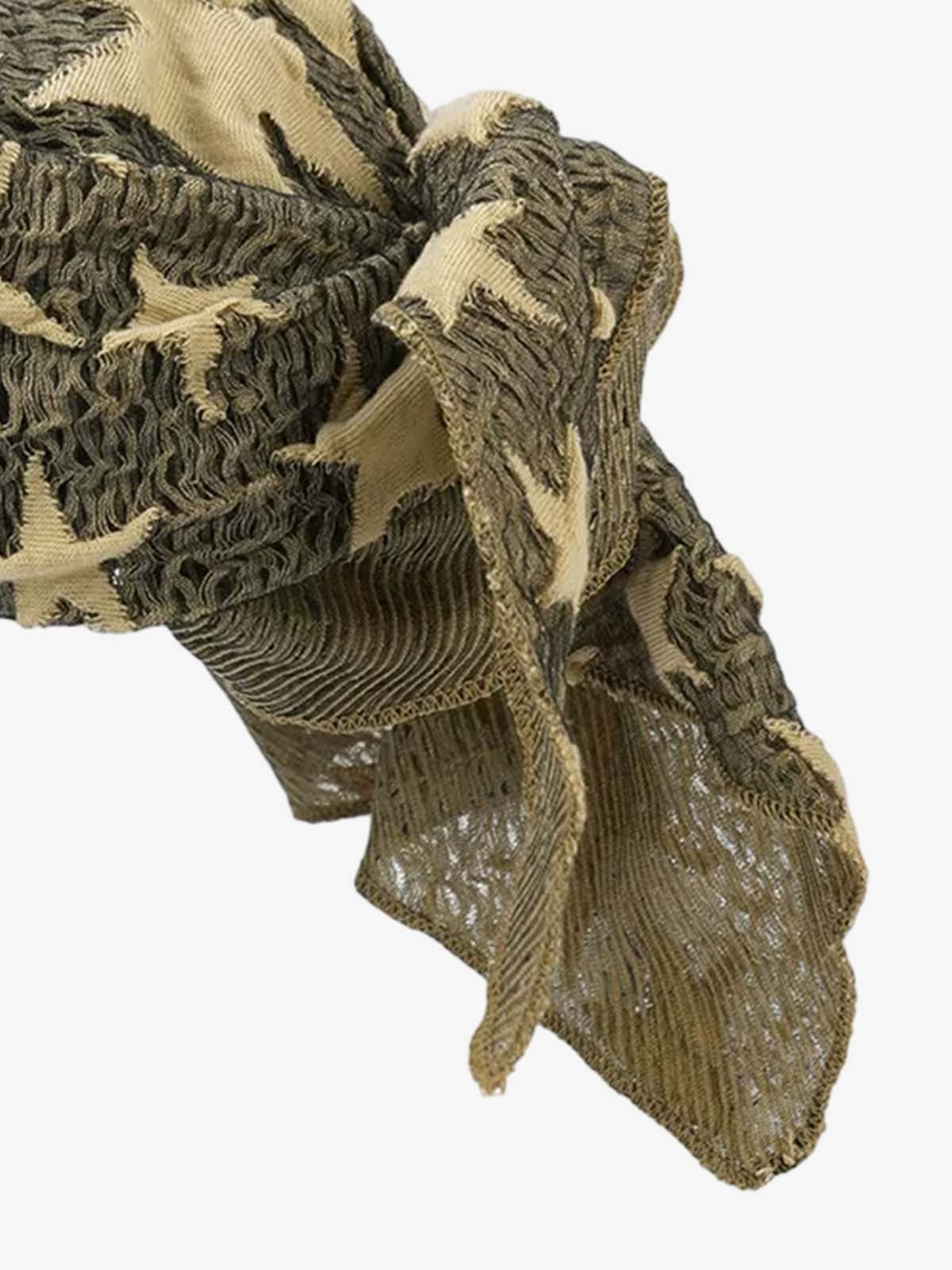 Star Triangle Graphic Bandana Cap