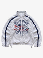 Skeleton Graphic Vintage Track Jacket