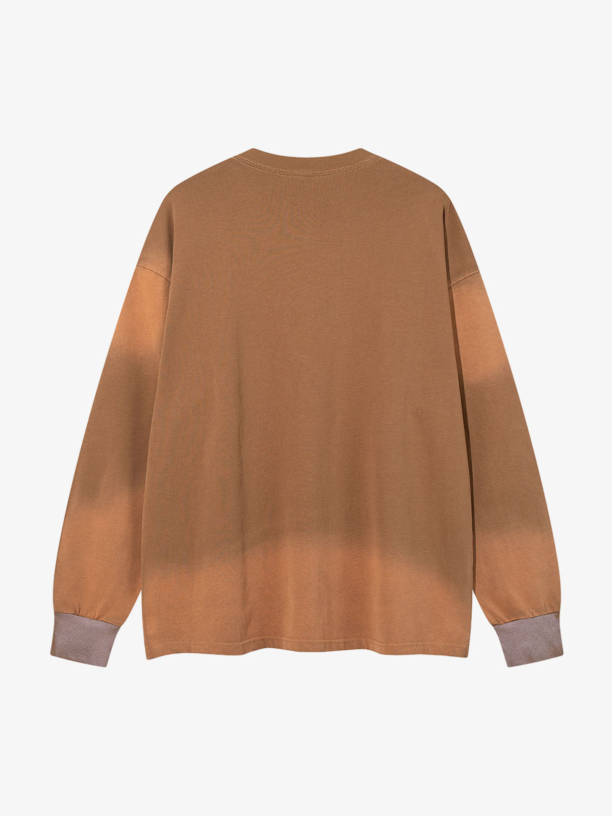 Graffiti Graphic Washed Distressed Long Sleeve Tee