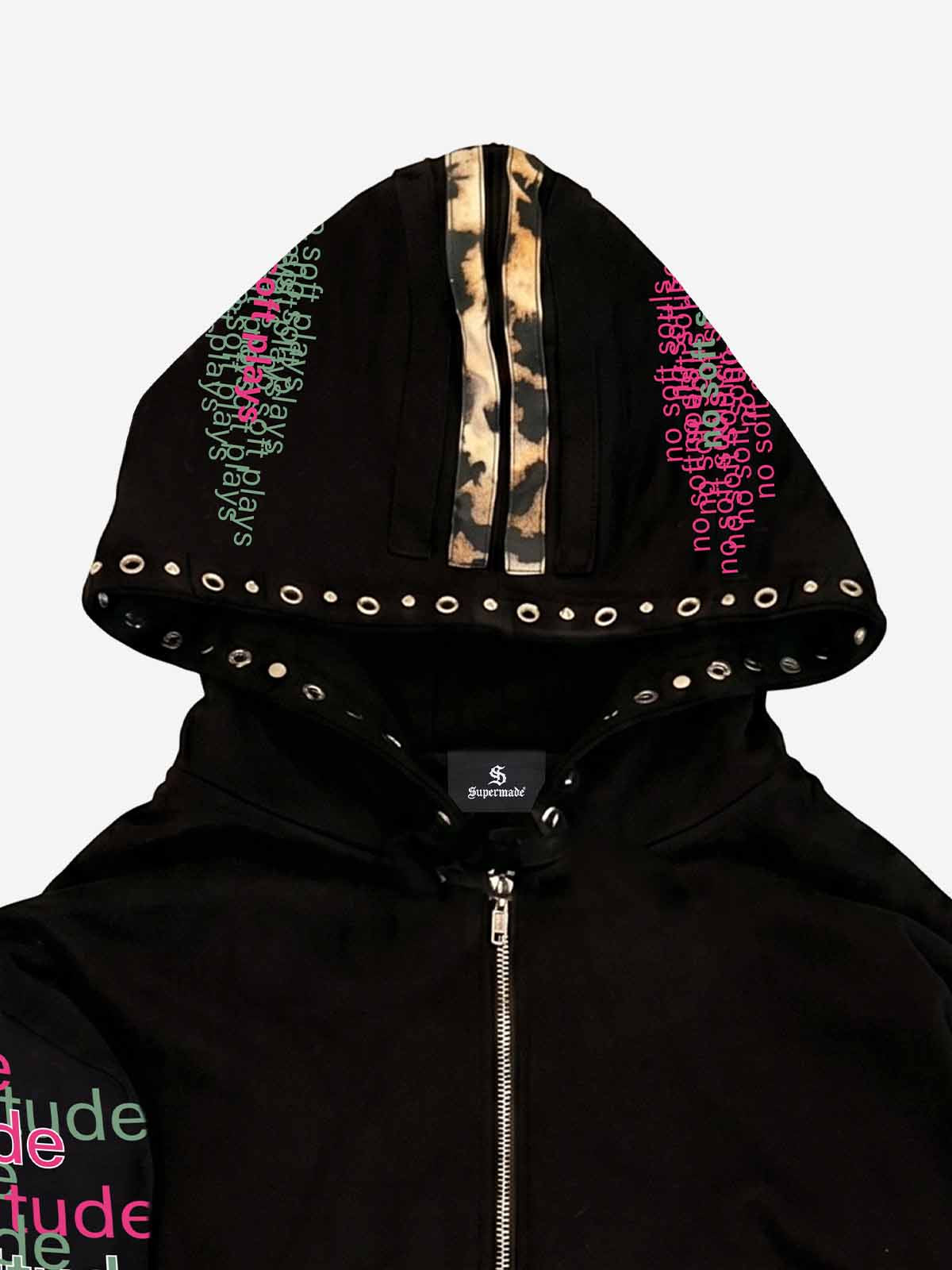 Studded Streetwear Hoodie