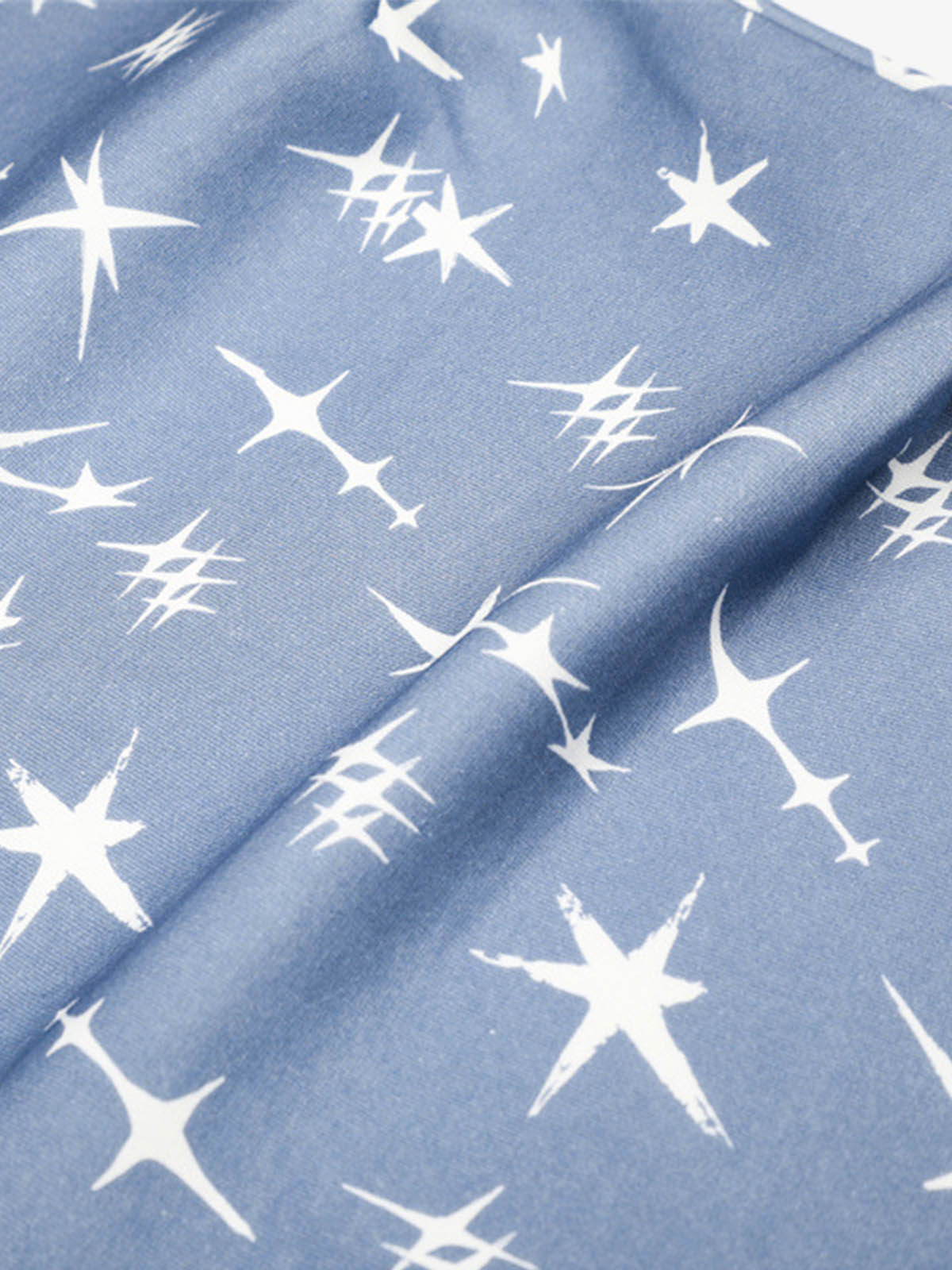 All-Over Star Pleated Baggy Sweatpants