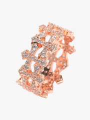 Hollow Cross Ring 