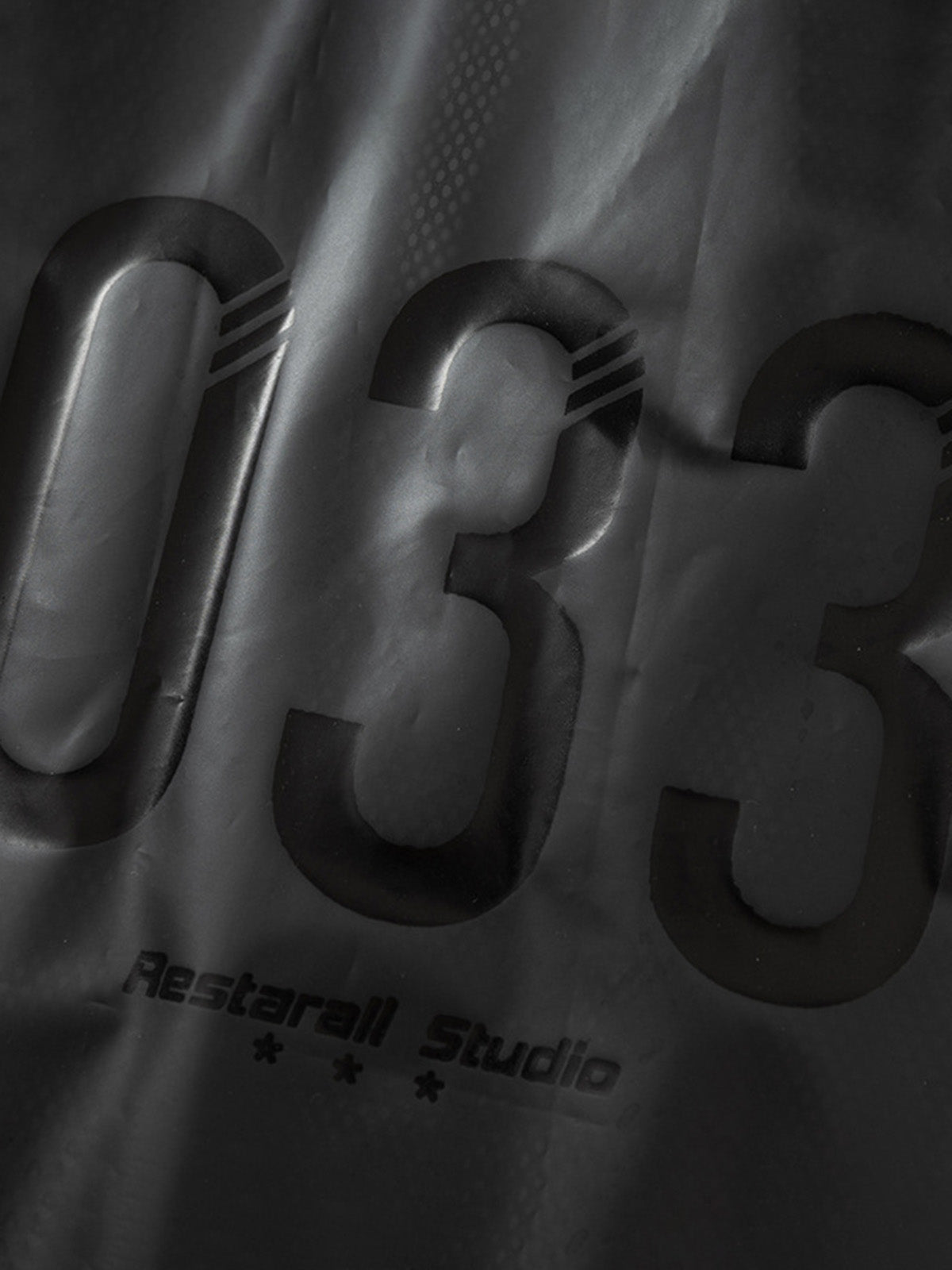 Thesupermade Shiny Functional Waterproof Hooded Jacket 