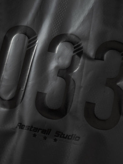 Thesupermade Shiny Functional Waterproof Hooded Jacket 