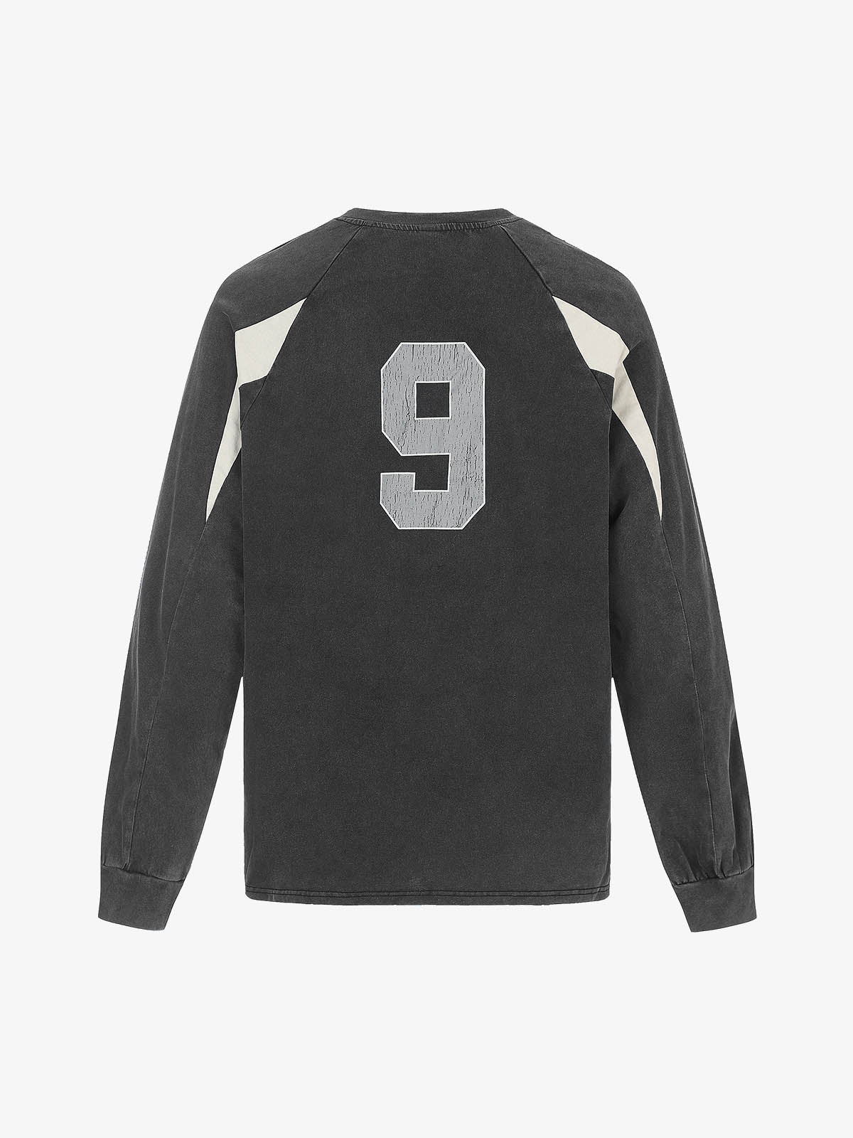 Digital Graphic Deconstructed Patchwork Long Sleeve Tee