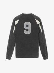 Digital Graphic Deconstructed Patchwork Long Sleeve Tee
