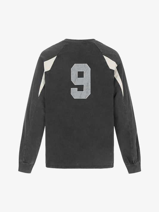 Digital Graphic Deconstructed Patchwork Long Sleeve Tee