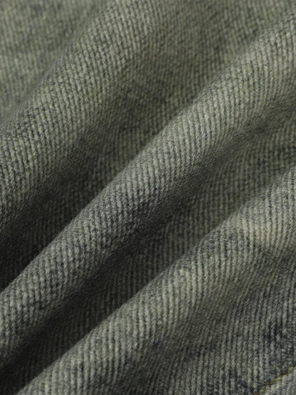 Retro Artistic Beaded Collage Print Straight Jeans 