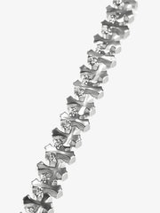 Cross Link Iced Bracelet 