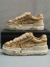 Washed Denim Sneakers