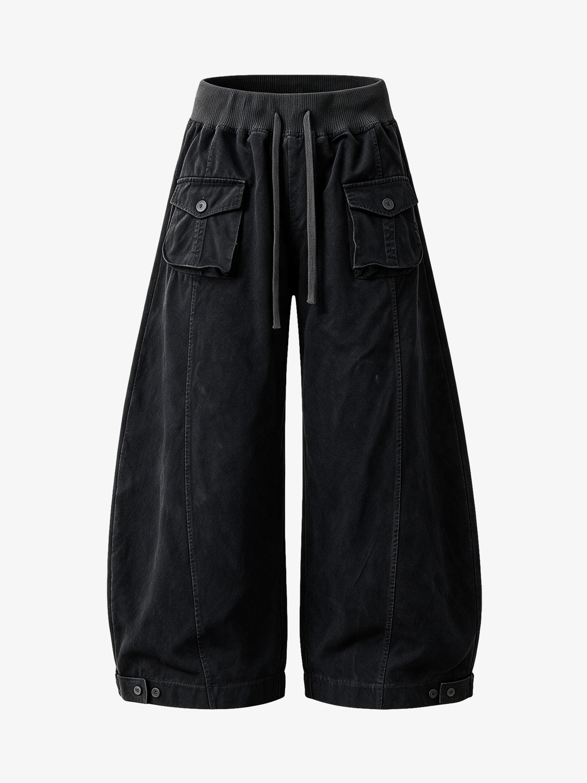Multi-Pocket Drawstring Cargo Pants