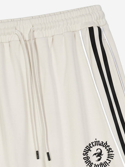 Reflective Stripe Logo Embroidered Tracksuit