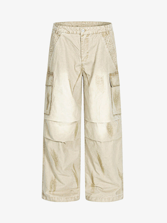 Street Multi-Pocket Work Jeans 
