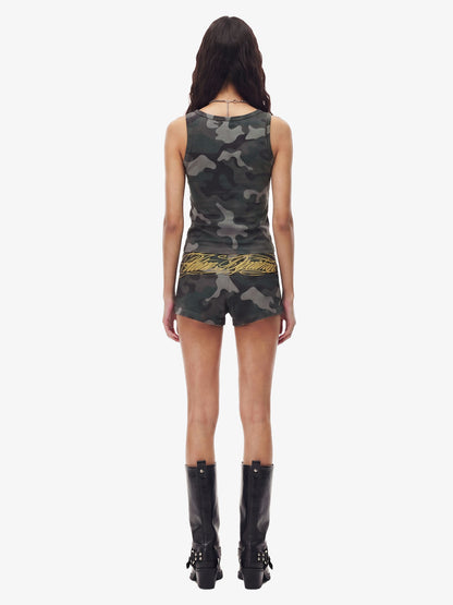 Y2K Camo Graffiti Tank Set 