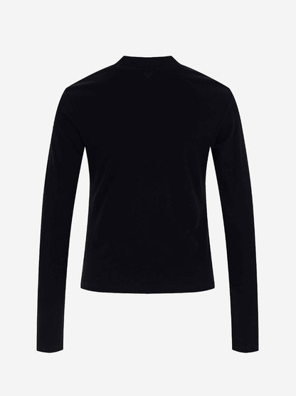Vertical Letter Graphic Long Sleeve Tee