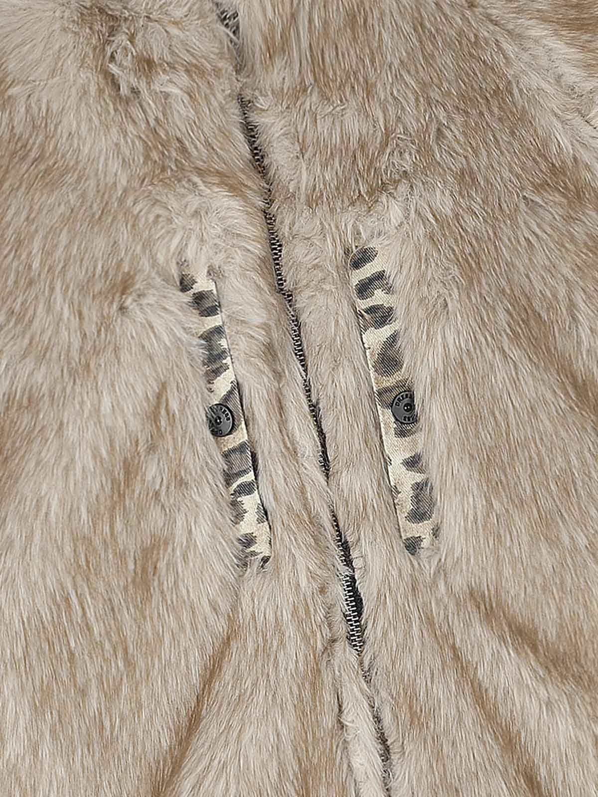 Leopard Reversible Faux-Fur Coat