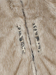 Leopard Reversible Faux-Fur Coat