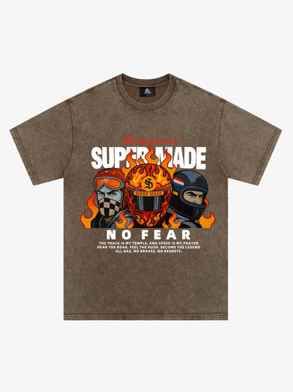 Motorcycle racing graphic T-shirt 