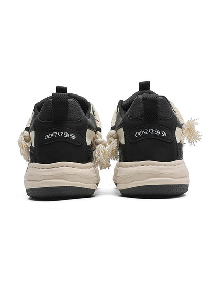 Rope Lace Platform Sneakers 