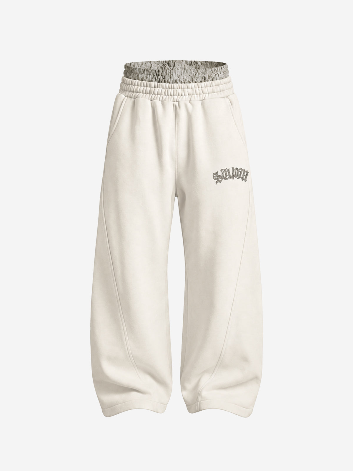 Varsity Graphic Hoodie & Wide-Leg Sweatpants Set