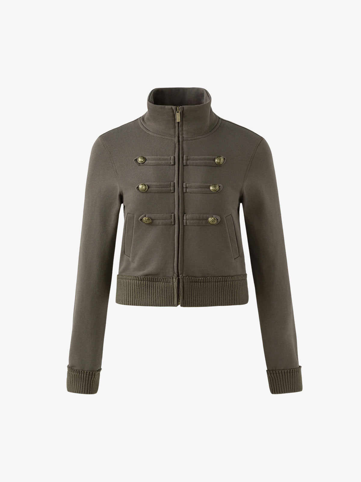 Military Napoleon Button Slim Jacket
