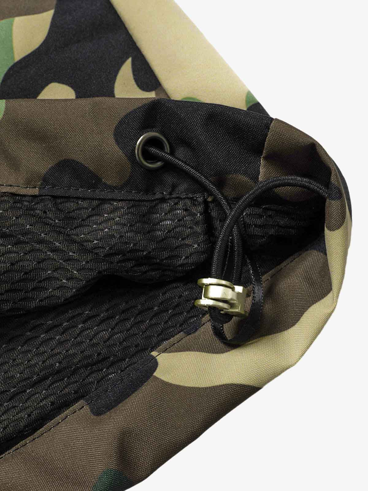 Camouflage Hoodie with Unique Pink and Black Pattern for Casual Wear 