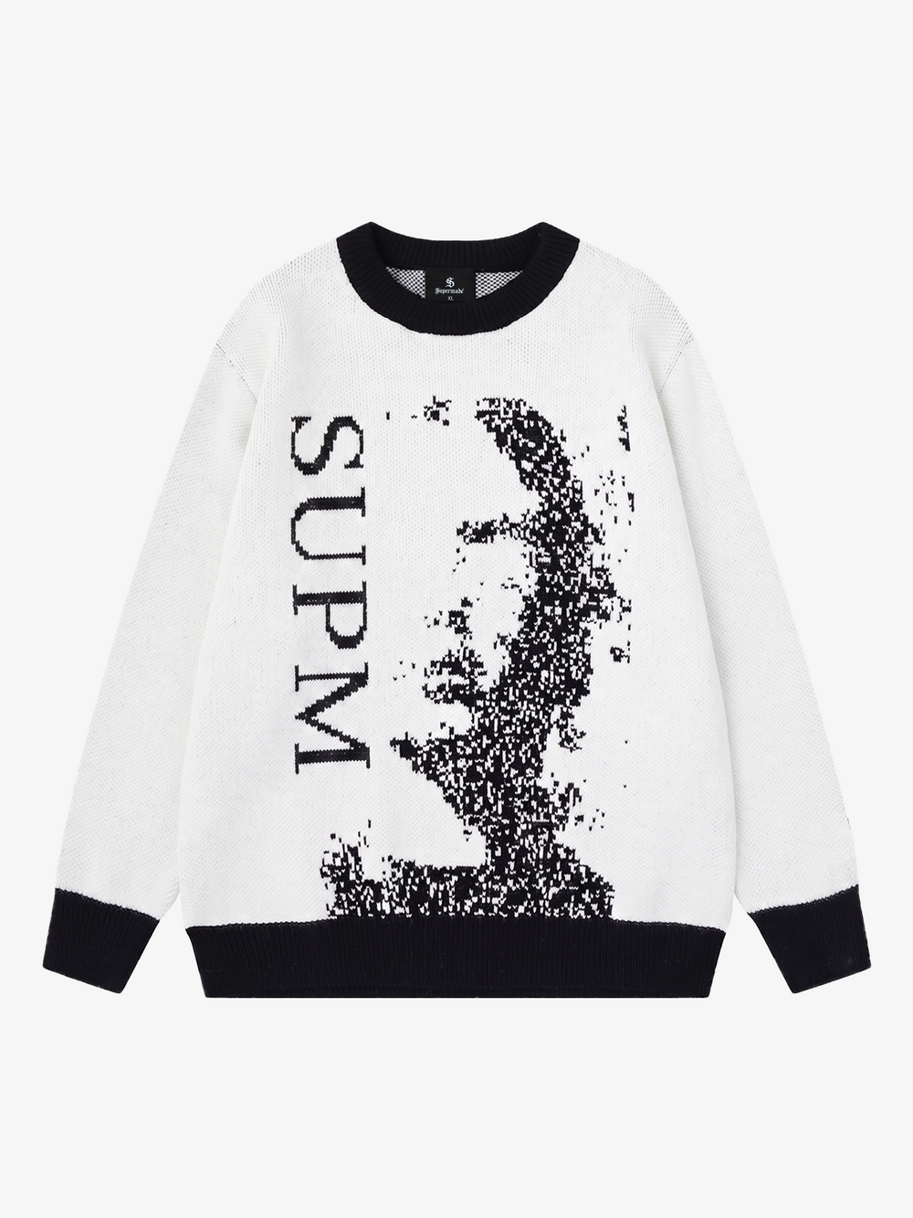 Street Portrait Jacquard Knit Sweater
