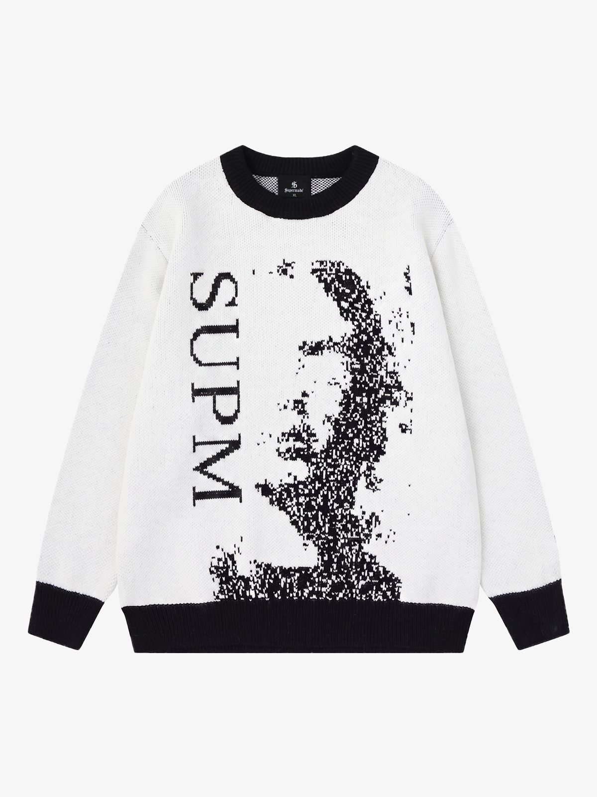 Street Portrait Jacquard Knit Sweater