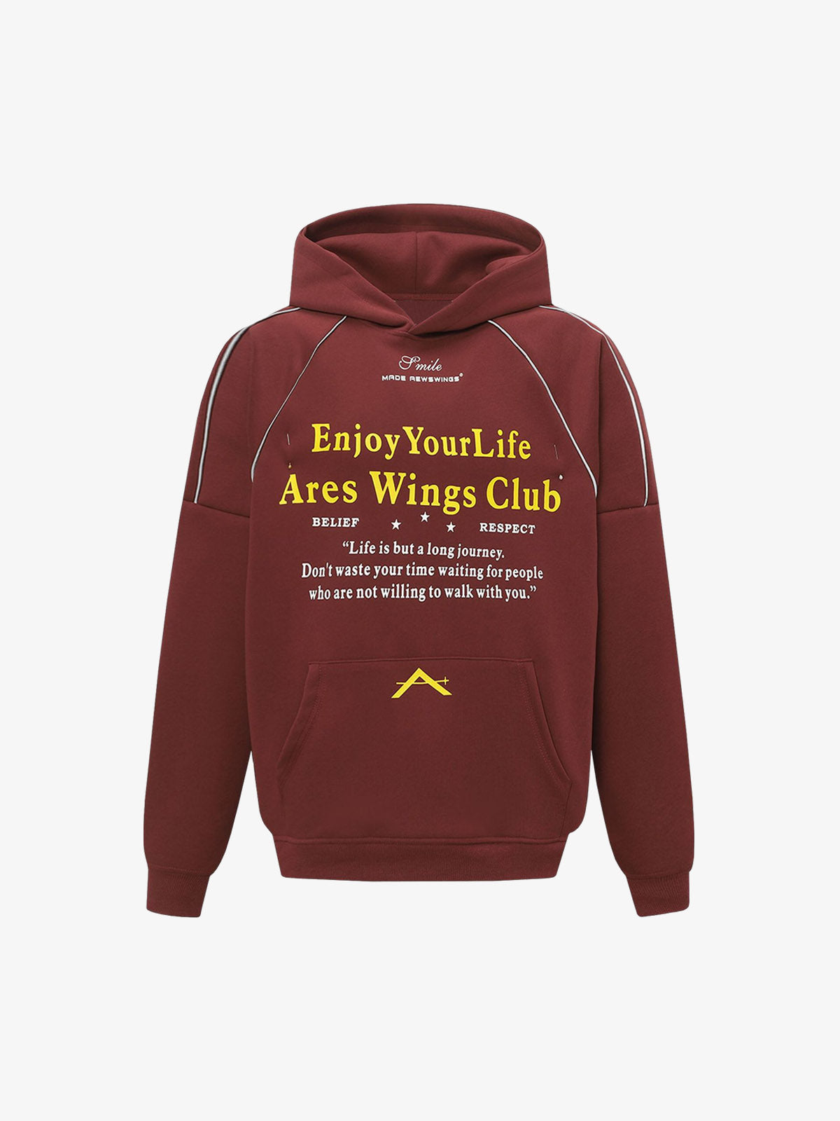 Stylish Hooded Sweatshirt with Inspirational Quotes for Everyday Wear 