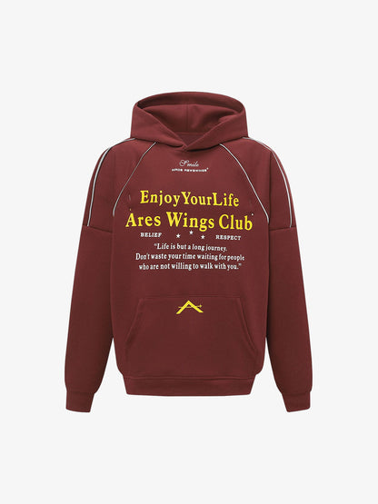 Stylish Hooded Sweatshirt with Inspirational Quotes for Everyday Wear 