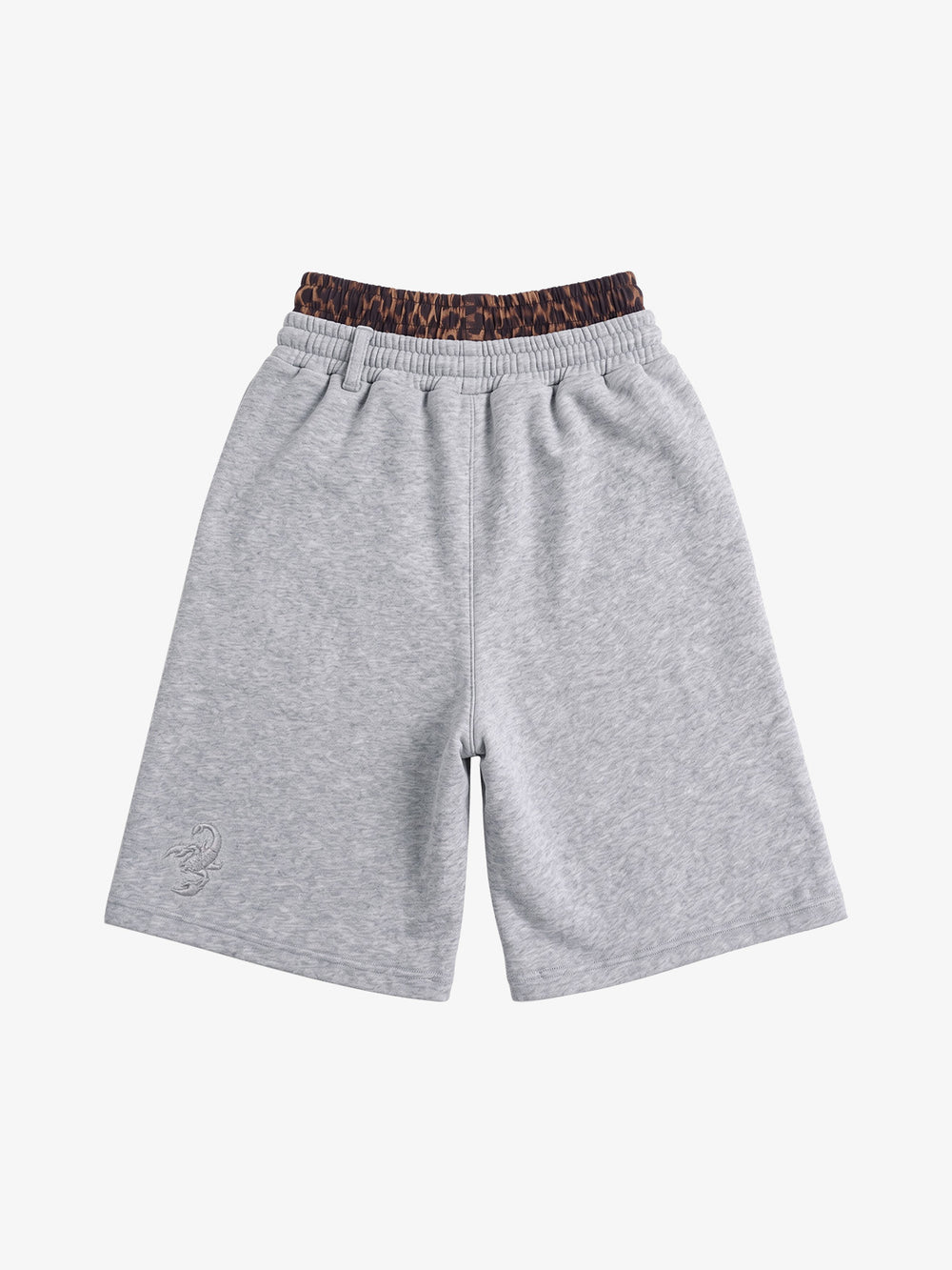 Logo Embroidery Double Waist Shorts