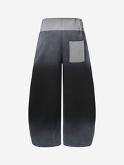 Gradient Graphic Wide-Leg Sweatpants