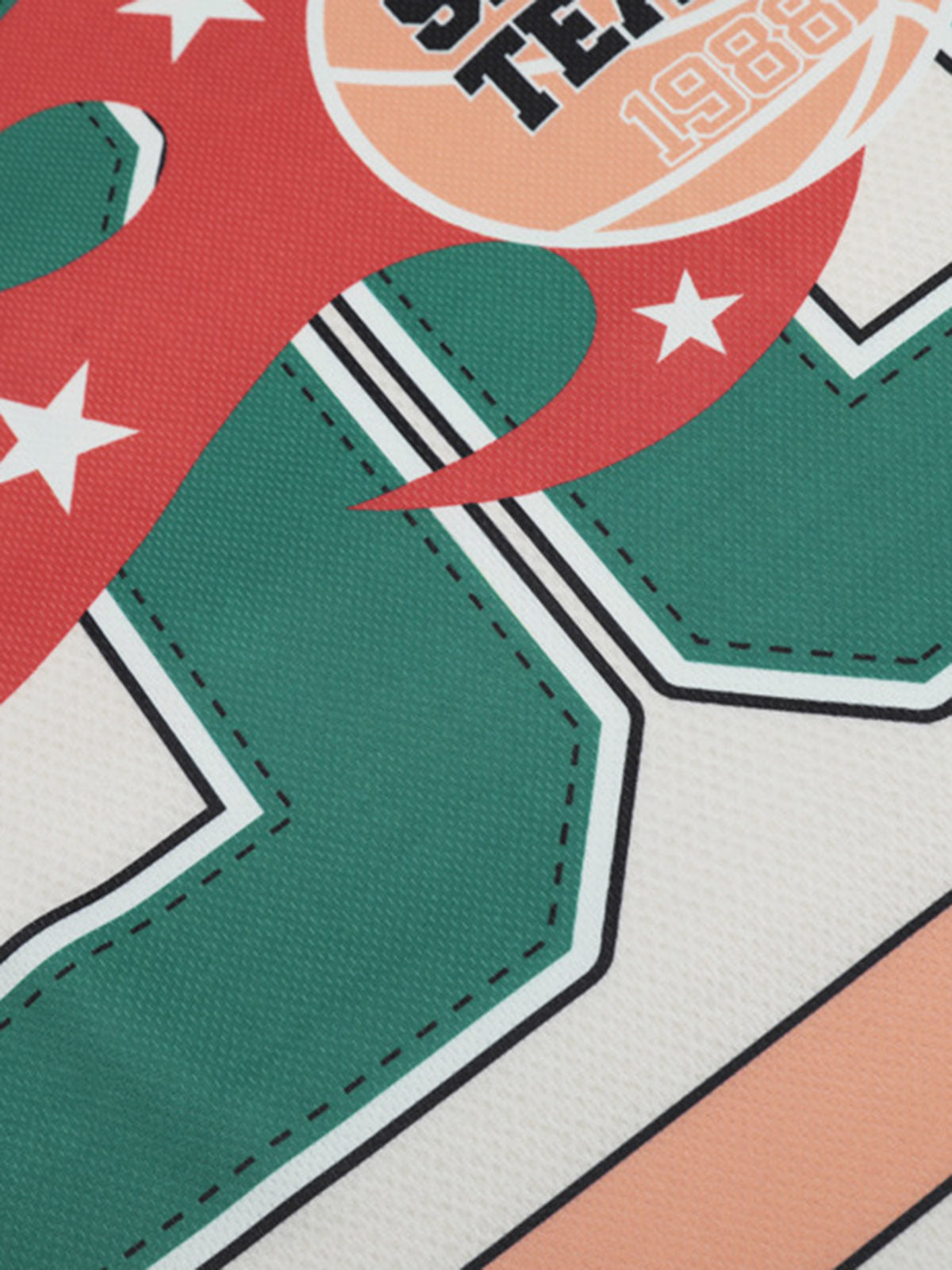 Retro Sport Motorcycle Flame Pattern T-Shirt 