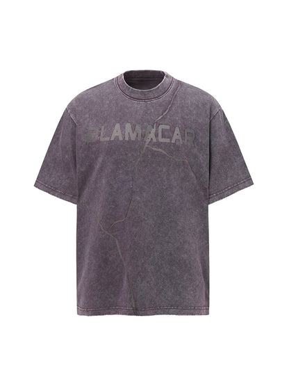 Washed Lightning Oversized T-Shirt 