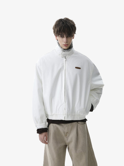 Stylish Winter Bomber Jacket with Faux Fur Collar - Perfect for Cold Weather 