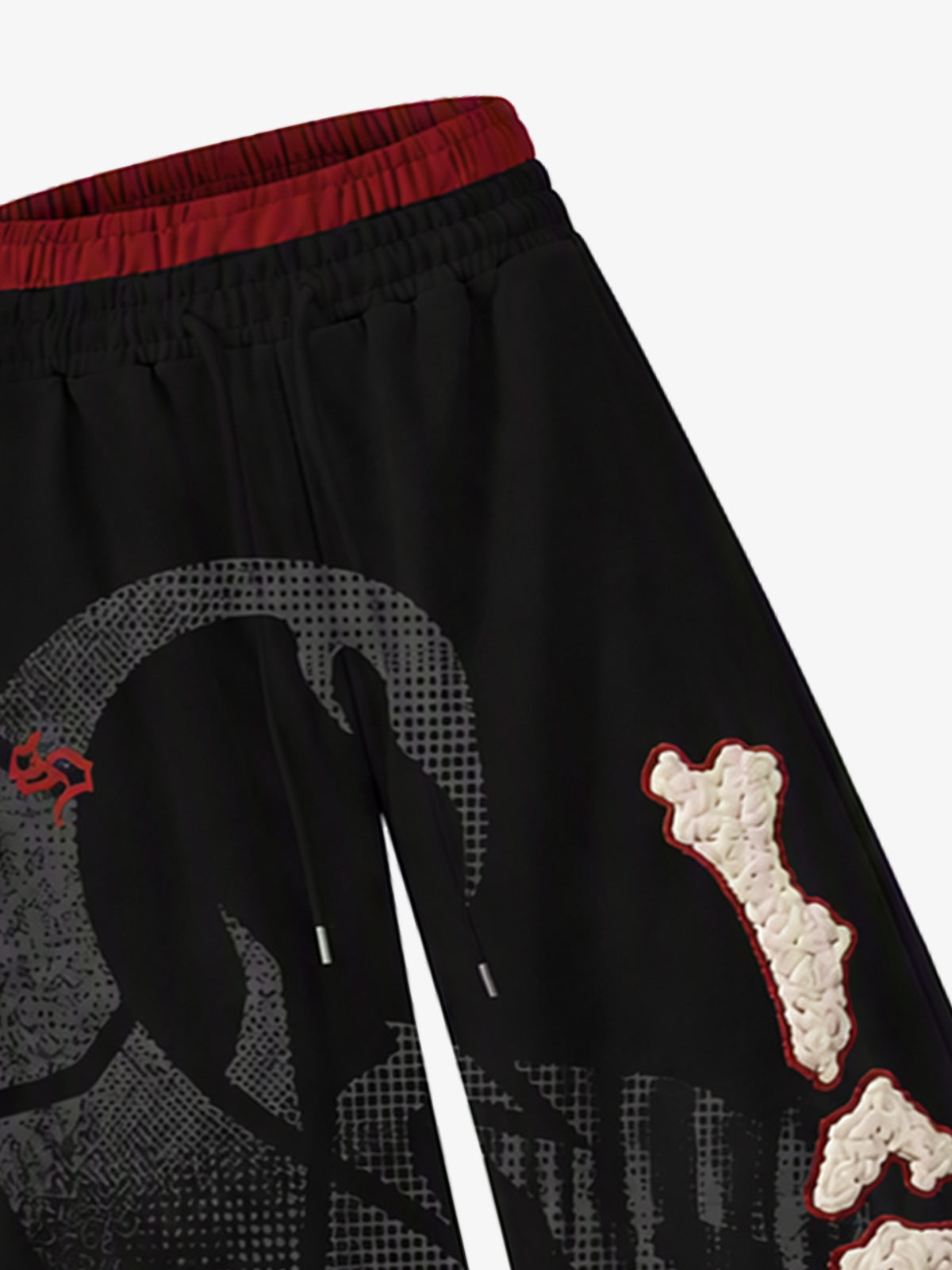 Scorpion Skeleton Graphic Wide-Leg Sweatpants