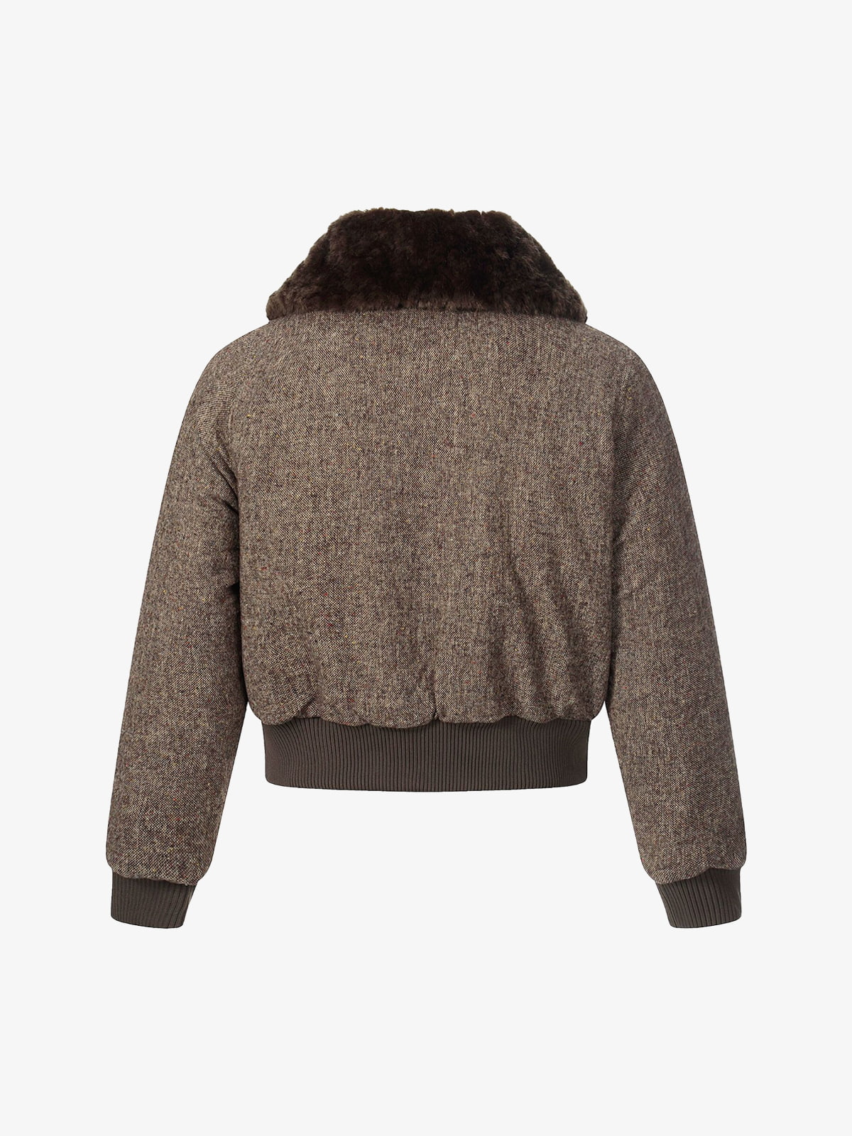 Stylish Bomber Jacket with Faux Fur Collar - Perfect for Casual and Outdoor Wear 