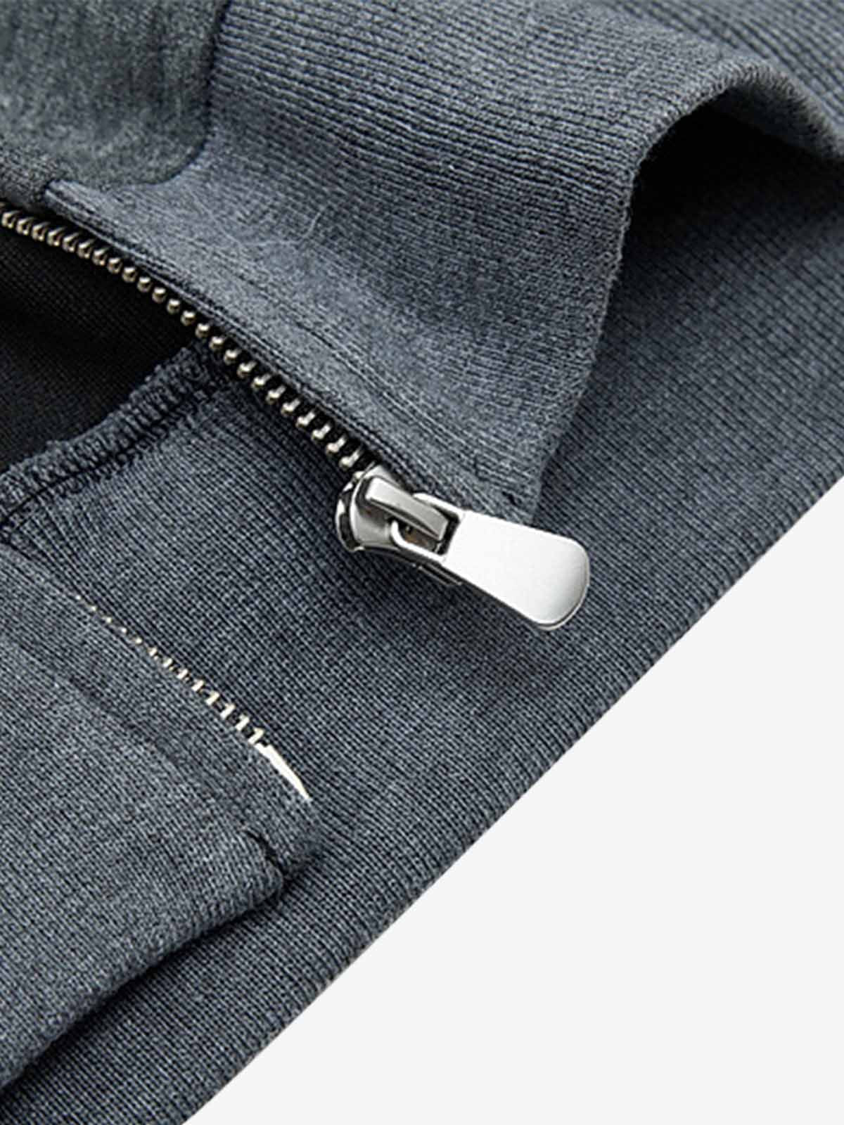 Rhinestone Zip Hoodie