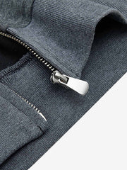 Rhinestone Zip Hoodie